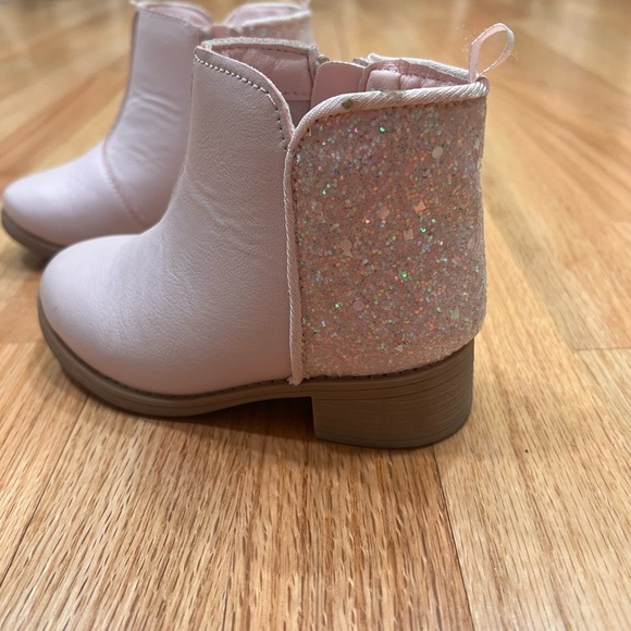 Pink Glitter Osh Kosh Toddler Boots - Picture 2 of 7